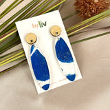 Greek Summer - Long dangle earrings