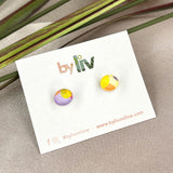 CHOOSE YOUR COLOUR: Petite Confetti Studs