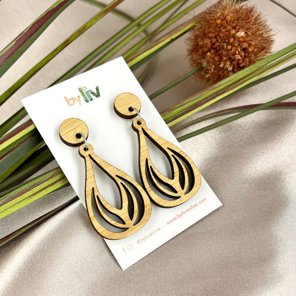 Elegant Bamboo Dangles