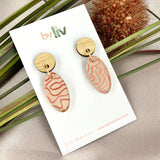 ONE OF A KIND: Ebb & Flow - Petite Dangle Earrings